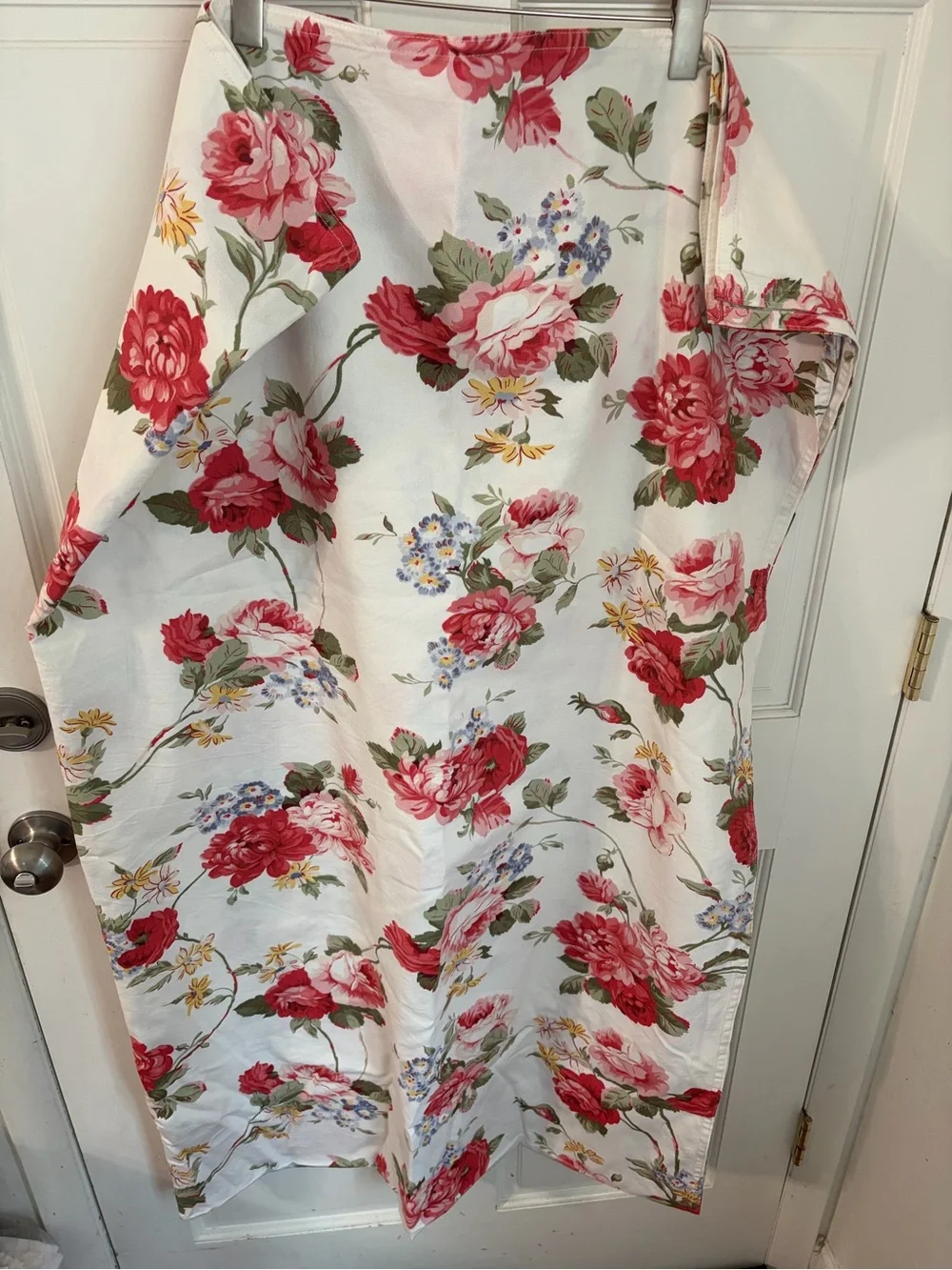 Ralph Lauren Danielle Floral Shabby Cottagecore Cotton Tablecloth 95”x61”
